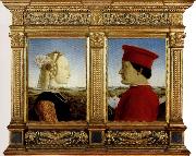 Piero della Francesca Portrait of the Duke and Duchess of Montefeltro china oil painting artist